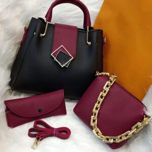 Pure Leather Textured Top Handle Shoulder Bag