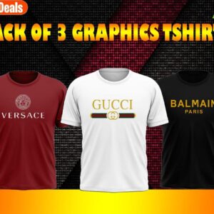 Jersey Graphic T-Shirt - Pack of 3