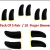Black Gaming Finger Sleeve