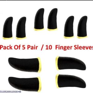 Black Gaming Finger Sleeve