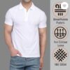 Men's Cotton Plain Polo T-Shirt 1 Pc Round Neck