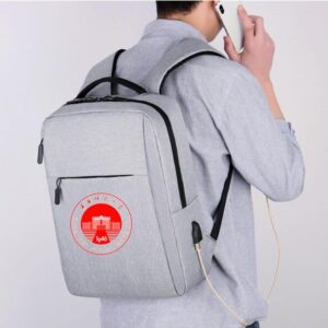 Oxford Laptop USB Charging Backpack
