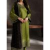 Women's Stitched Embroidered Linen Suit
