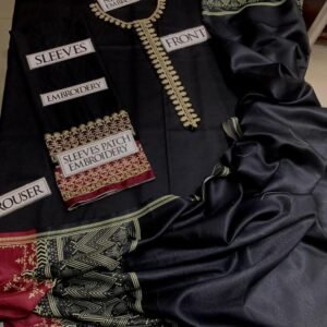 Women Unstitched Dhanak Embroided Suit