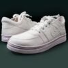 Men's Rexine Fancy Sneakers (JRD-White)