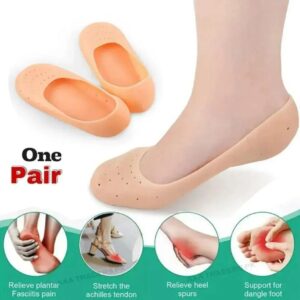 Silicon Anti Crack Socks Heel Pads