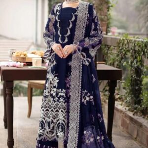 Embroidered lawn dress