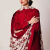 Red Embroidered Lawn Suit